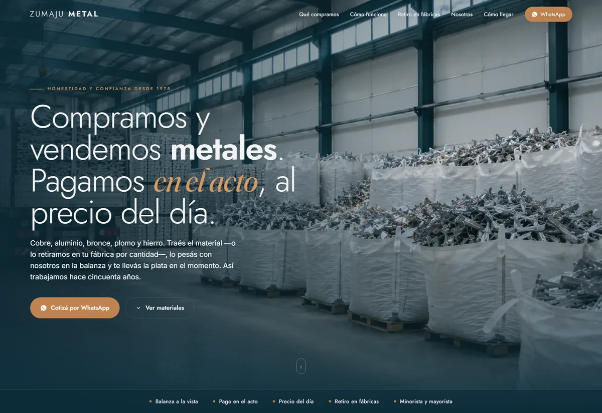 Portada del proyecto Zumaju Metal